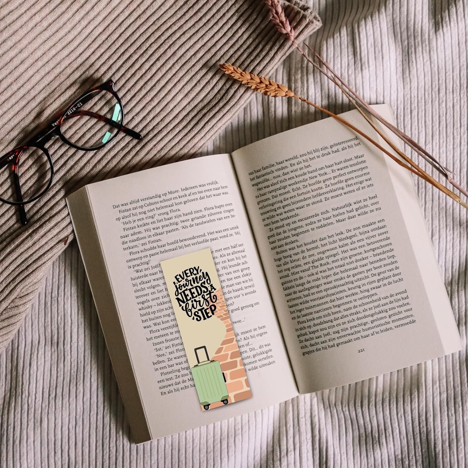 Book mark set(Dia & Tia - Elegant & Durable Themed Long Bookmarks Set | Nature, Fantasy, Motivational and Inspirational Quotes, and More | Perfect for Book Lovers, Students, and Gift Ideas (Motivational A, 24)) - Image 3